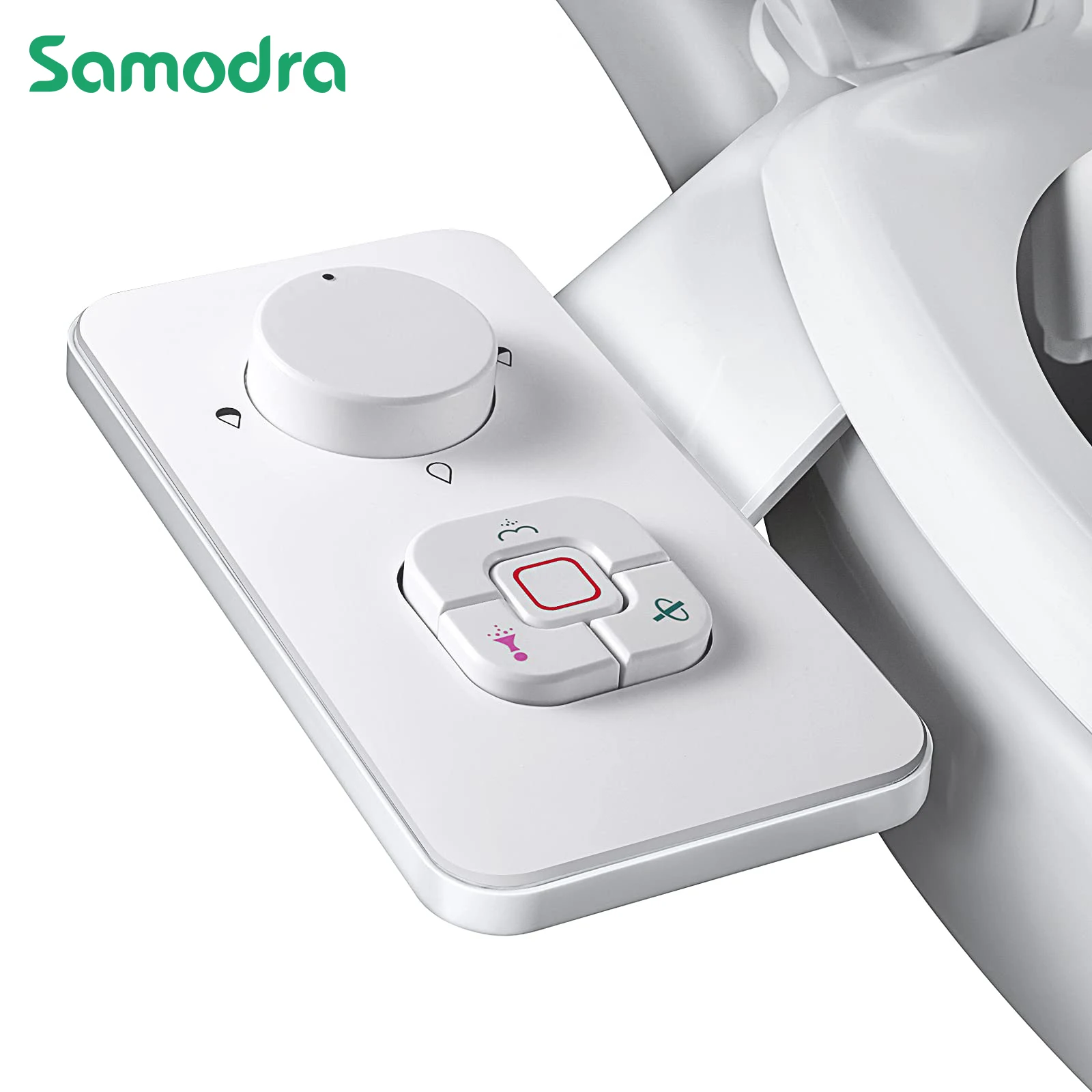 Douchette bidet non électrique double jet rétractable