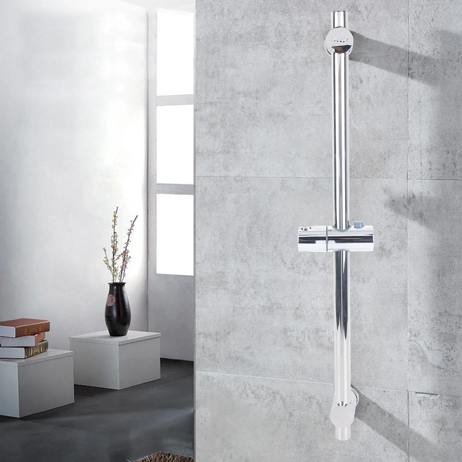 Barre coulissante de douche réglable en inox