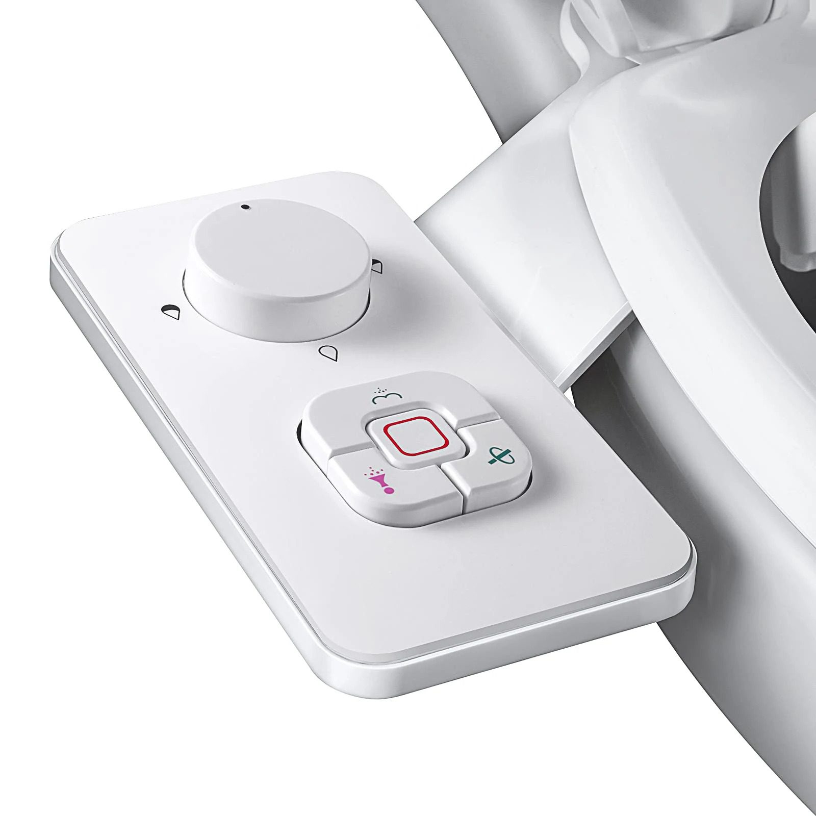 Douchette bidet non électrique double jet rétractable