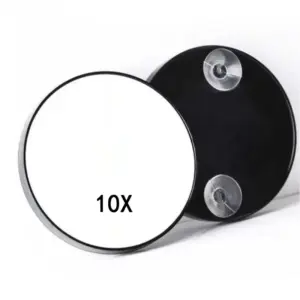 Miroir à main double face avec grossissement 30x ou 10x