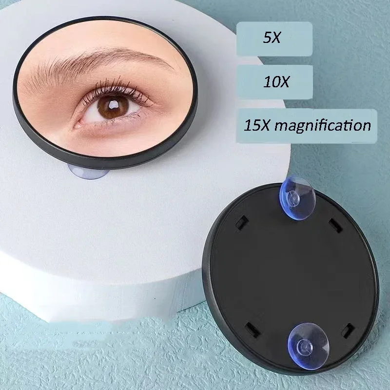 Miroir grossissant à ventouse 5X, 10X ou 15X pour maquillage et rasage – Image 4