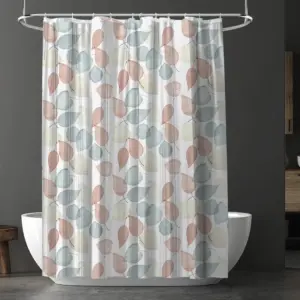Rideau de douche pour baignoire 180x180 cm avec aimants et anti-moisissure