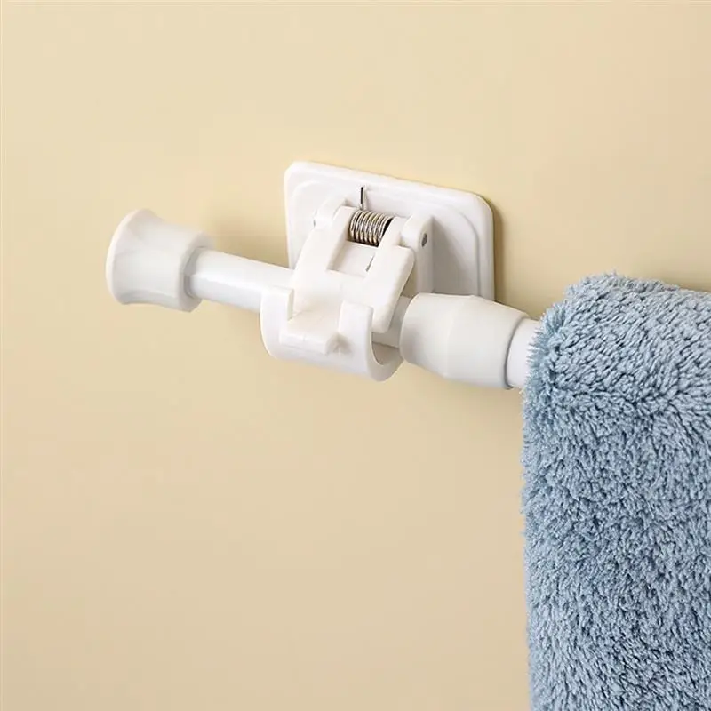 Tige à rideau en métal réglable 30-110 cm extensible sans perçage – Image 3