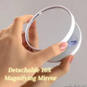 Miroir de maquillage grossissant 10X pour un maquillage de précision