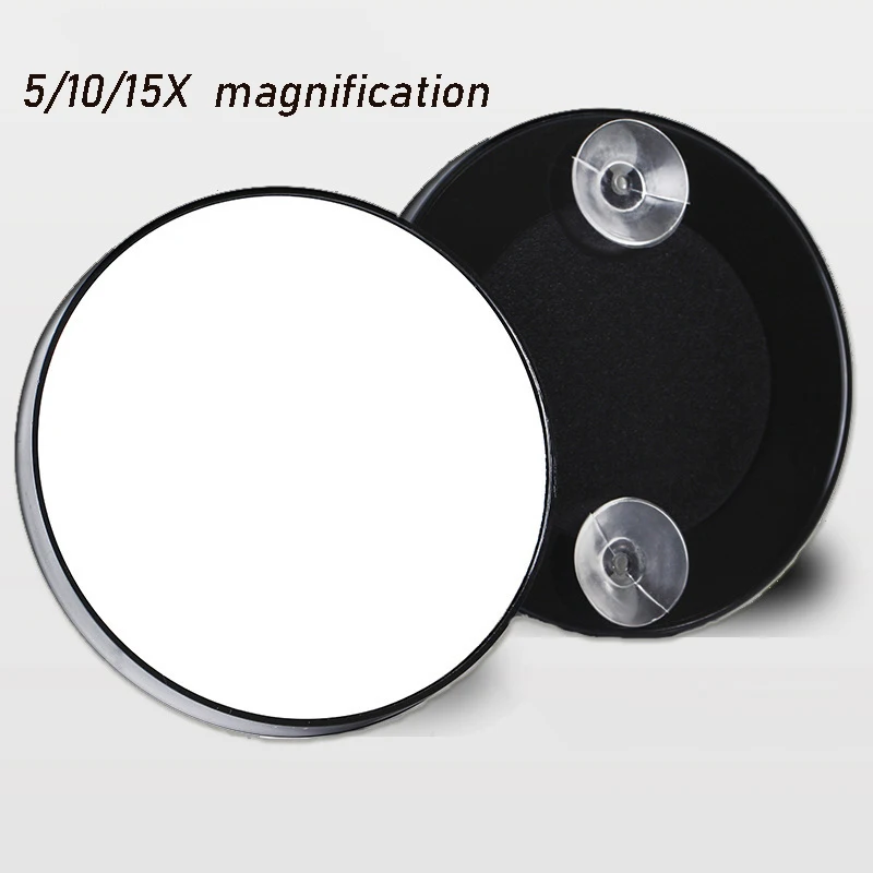 Miroir grossissant à ventouse 5X, 10X ou 15X pour maquillage et rasage – Image 2