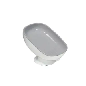 Porte-savon auto-drainant avec fixation par aspiration