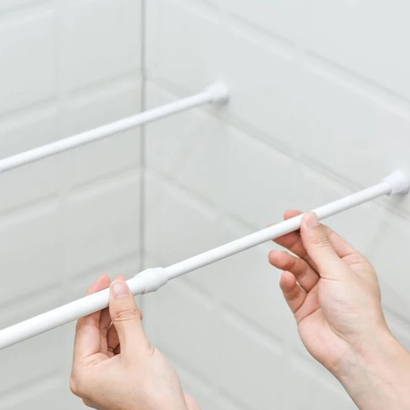 Tige à rideau télescopique réglable de 30 à 90 cm sans perçage – Image 3