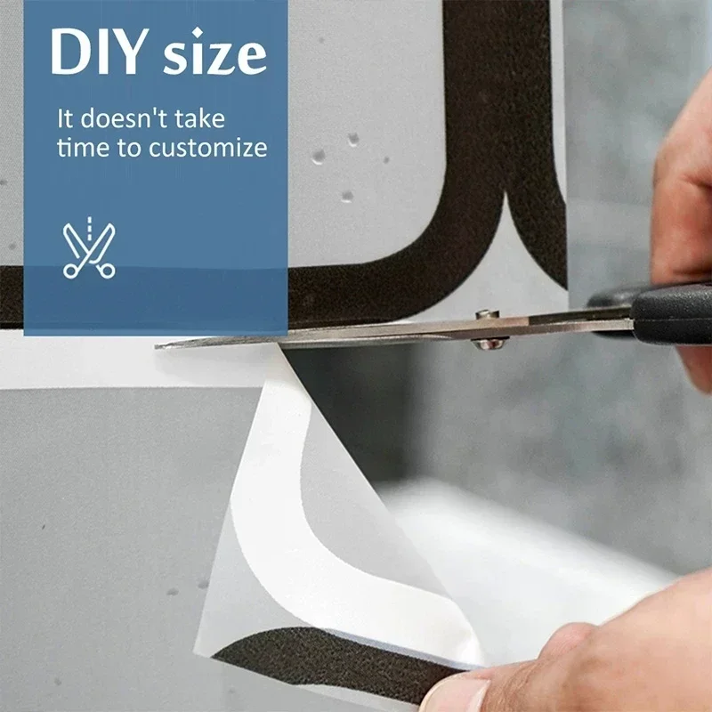 Rideau de douche en tissu imperméable et résistant à la moisissure – Image 4